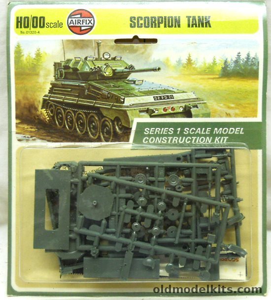 Airfix 1/76 Scorpion Tank - Blister Pack, 01320-4 plastic model kit